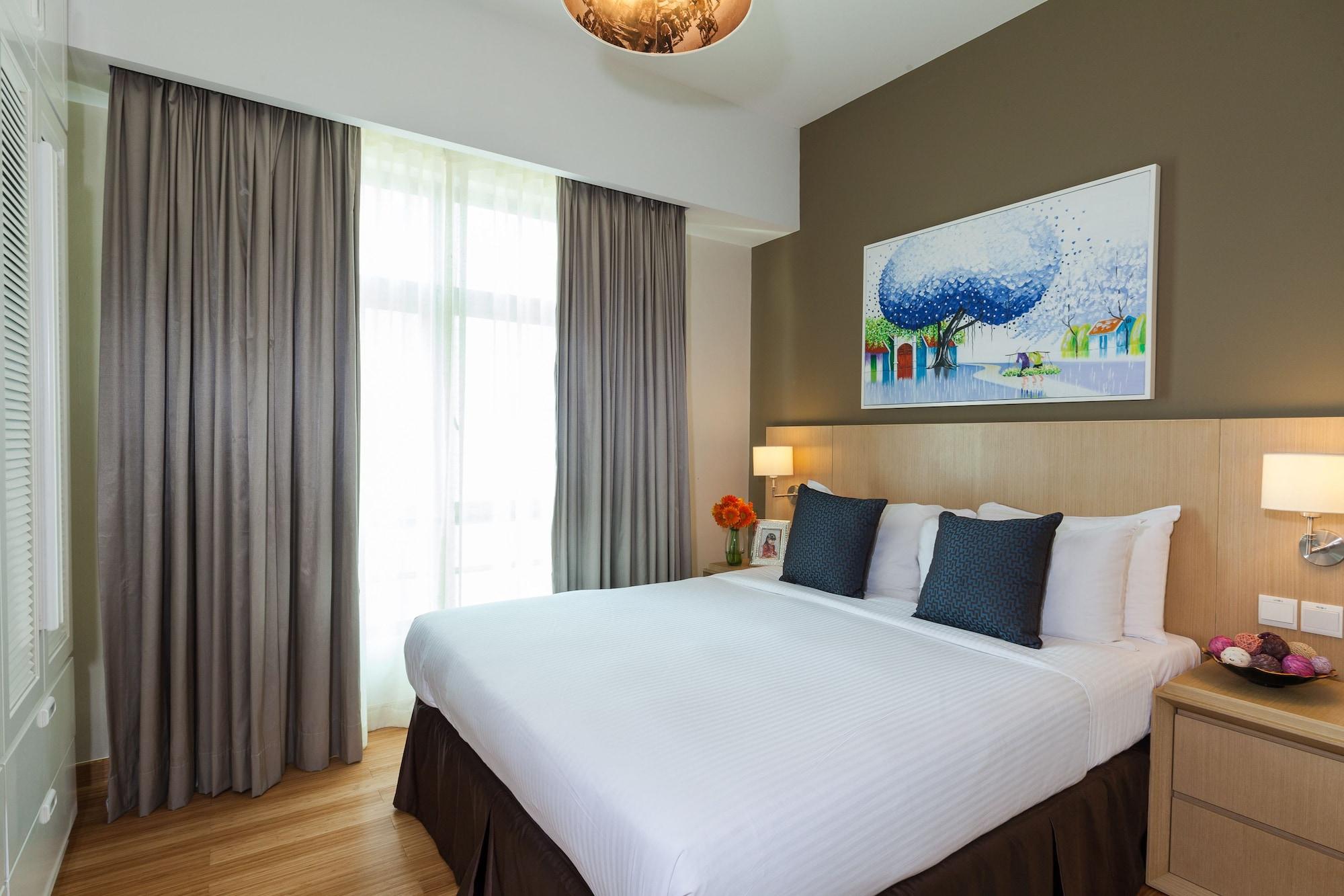 Somerset Ho Chi Minh City Cidade de Ho Chi Minh Exterior foto A bedroom at the hotel