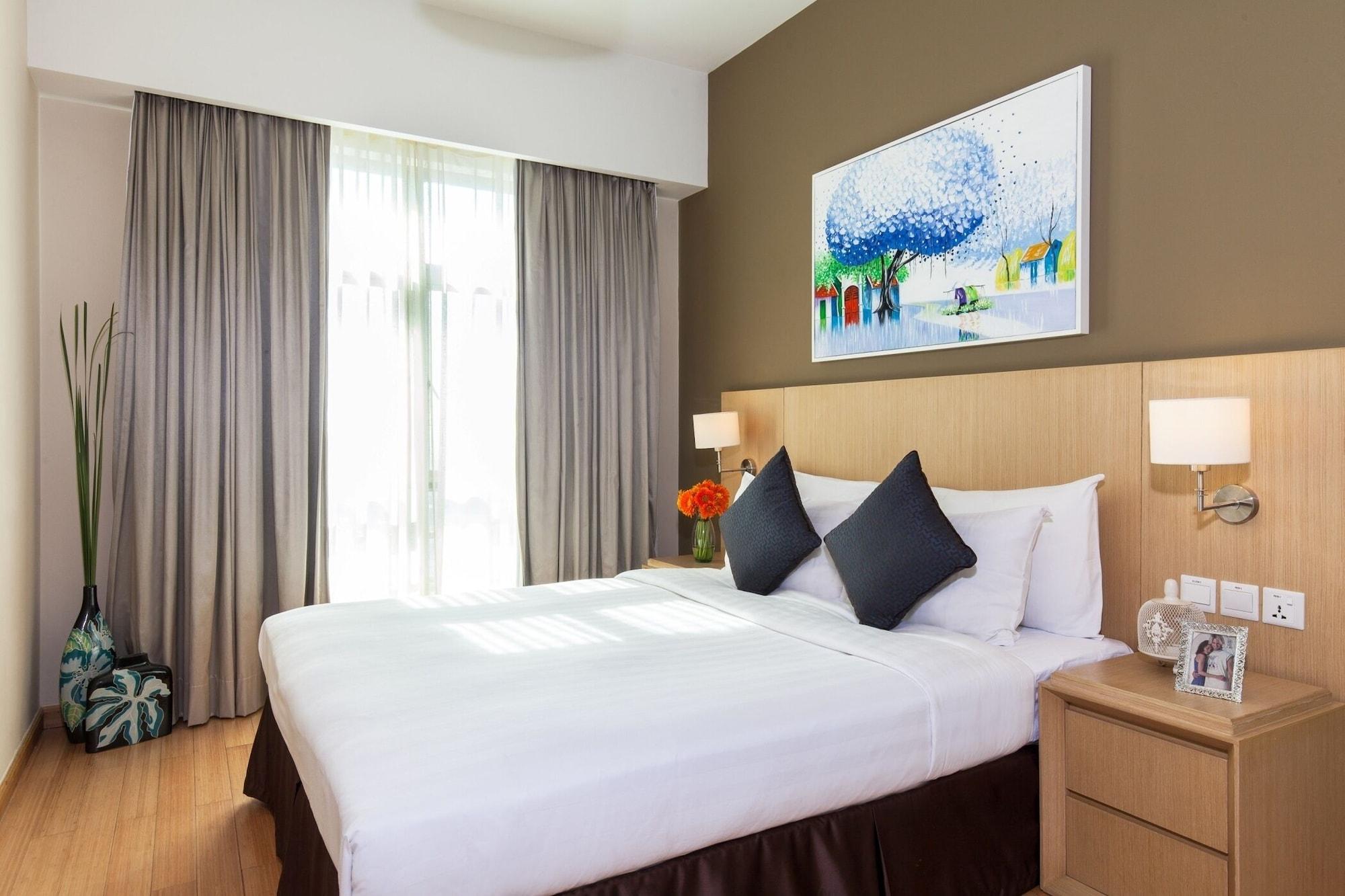Somerset Ho Chi Minh City Cidade de Ho Chi Minh Exterior foto A bedroom at the hotel