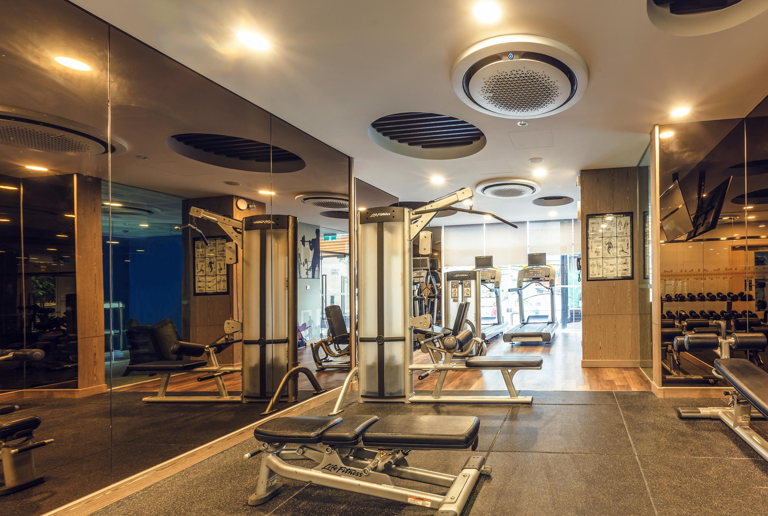Somerset Ho Chi Minh City Cidade de Ho Chi Minh Exterior foto The gym at the hotel